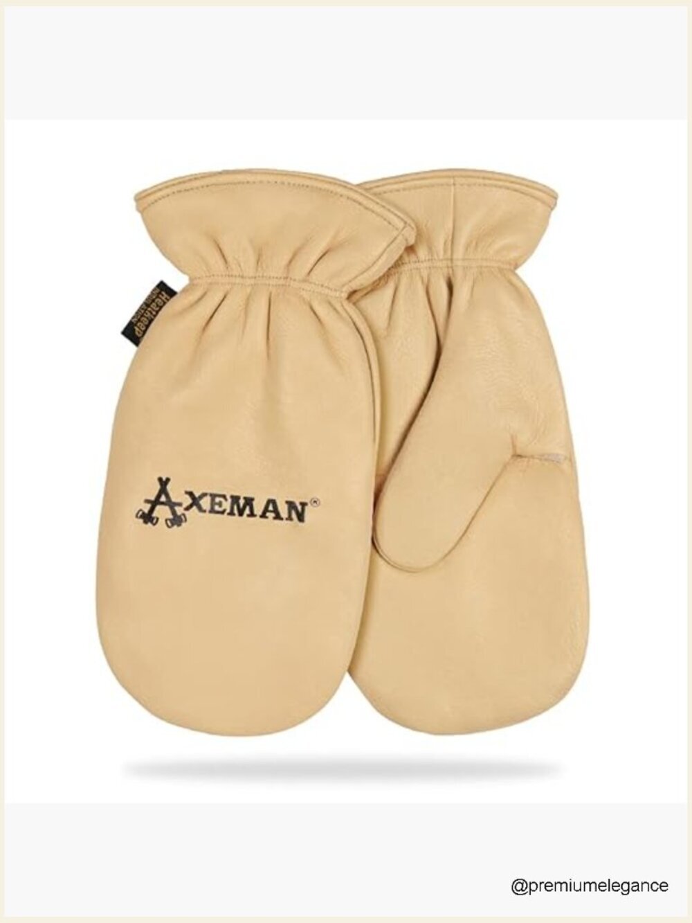 Lined Cowhide Chopper Mitts with Insulation, Easy-On Cuff, Keystone Thumb